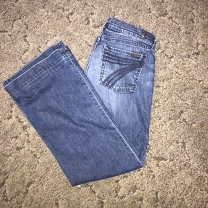 7 dojo bell bottom jeans